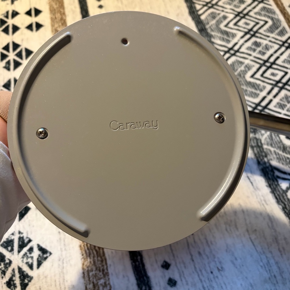 Caraway 3QT Sauce Pan Non Stick Ceramic with Lid - Picture 4 of 7